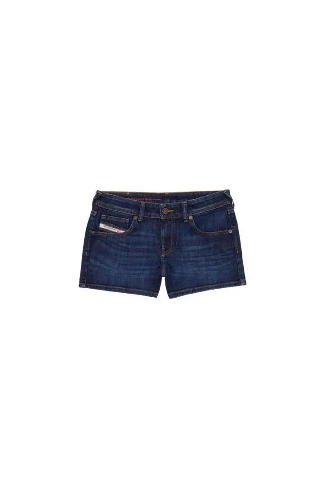 Women DeLyla Short Pants Dark Blue Diesel Trousers And Shorts Women DeLyla Short Pants Dark Blue Diesel Trousers And Shorts