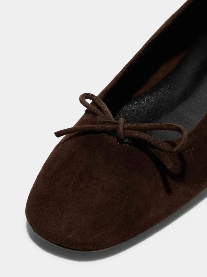 Women Delfina Suede Ballet Flats Aeyde Ballet Flats