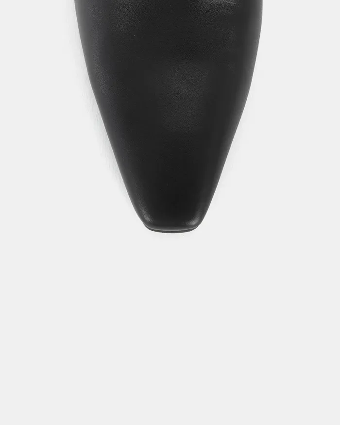 Women DELIWARE BLACK Long Boots Knee High Boots NOVO Shoes