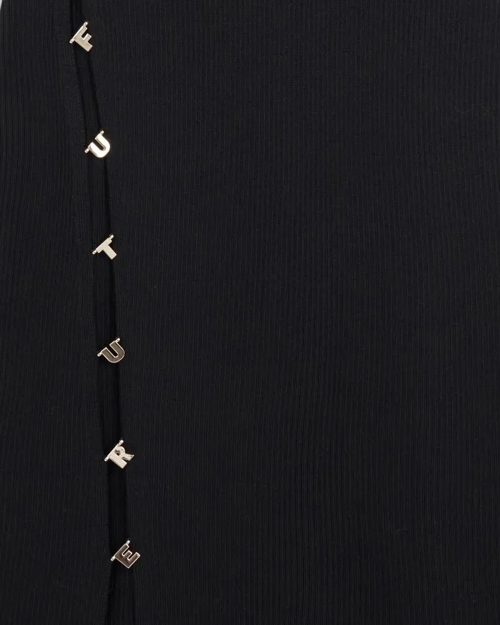 Women Dresses and Jumpsuits From Future Long Sleeve Long Dress Black