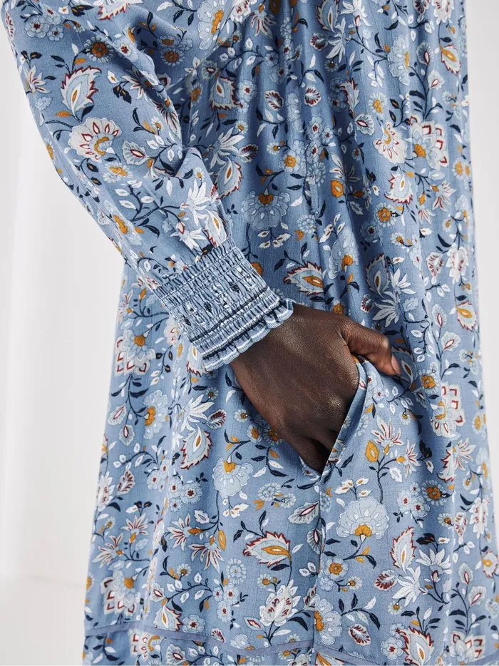Women Dresses Fat Face Lucy Blue Festival Floral Dress
