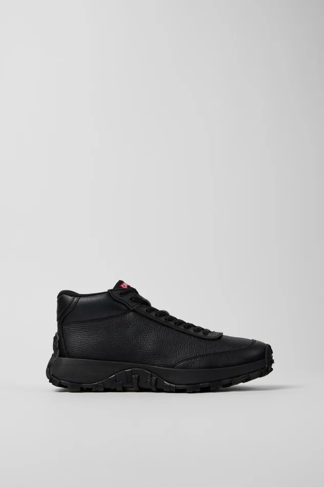 Women Drift Trail VIBRAM Black Leather Sneakers Camper Ankle Boots Women Drift Trail VIBRAM Black Leather Sneakers Camper Ankle Boots