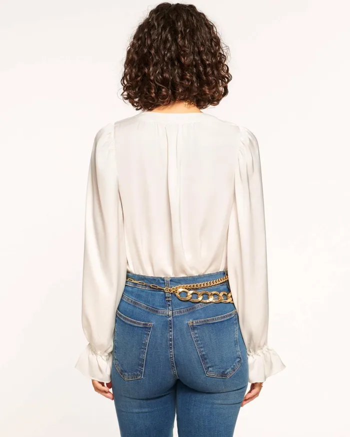 Women Eloise VNeck Blouse Ivory Ramy Brook Tops Women Eloise VNeck Blouse Ivory Ramy Brook Tops