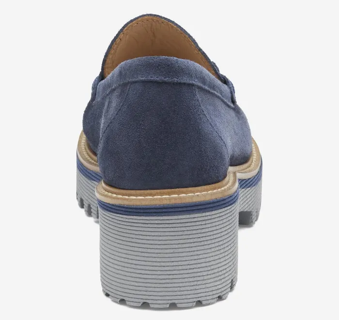 Women Emmalynn Bit Loafer Navy Suede JohnstonandMurphy Mules and Loafers Women Emmalynn Bit Loafer Navy Suede JohnstonandMurphy Mules and Loafers
