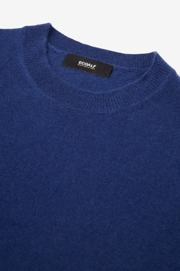 Women Fitzroy Cashmere Jumper Blue Ecoalf Knitwear