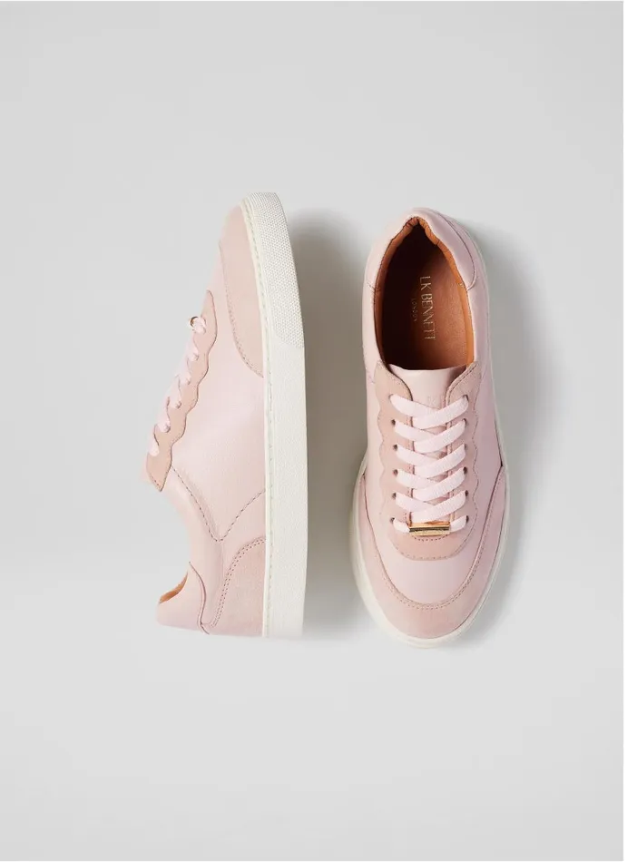 Women Flats LKBennett LKB Runner Dusty Pink Trainer Dusty Pink