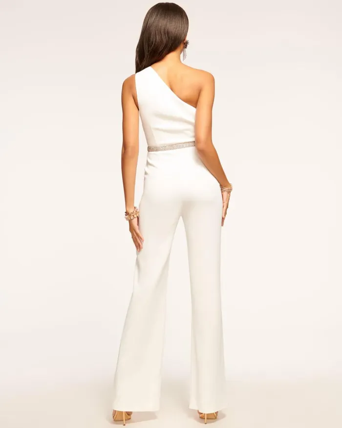 Women Gabriela One Shoulder Jumpsuit Ivory Ramy Brook Dresses Women Gabriela One Shoulder Jumpsuit Ivory Ramy Brook Dresses