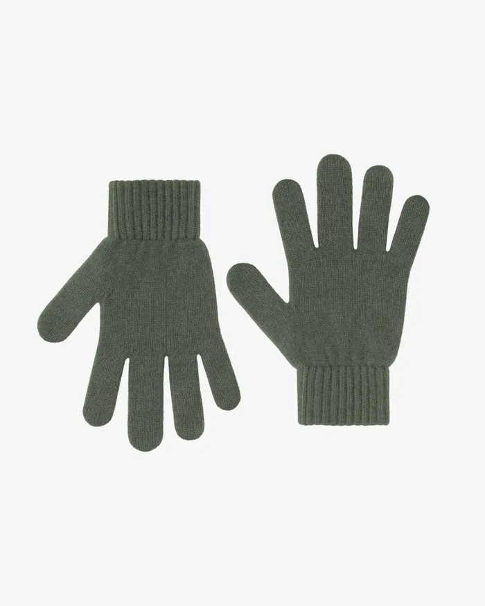 Women Gloves Colorful Standard Merino Wool Gloves Dusty Olive