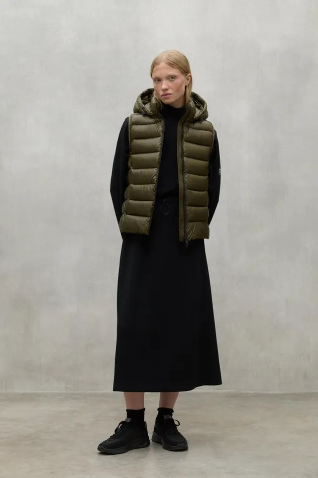 Women Green Aoraki Waistcoat Ecoalf Vests