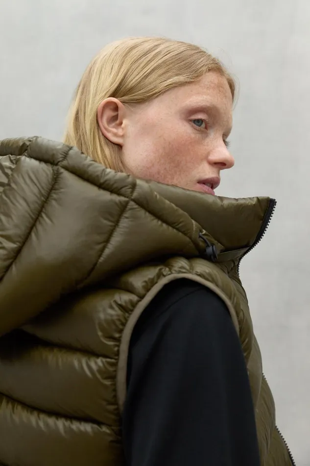 Women Green Aoraki Waistcoat Ecoalf Vests