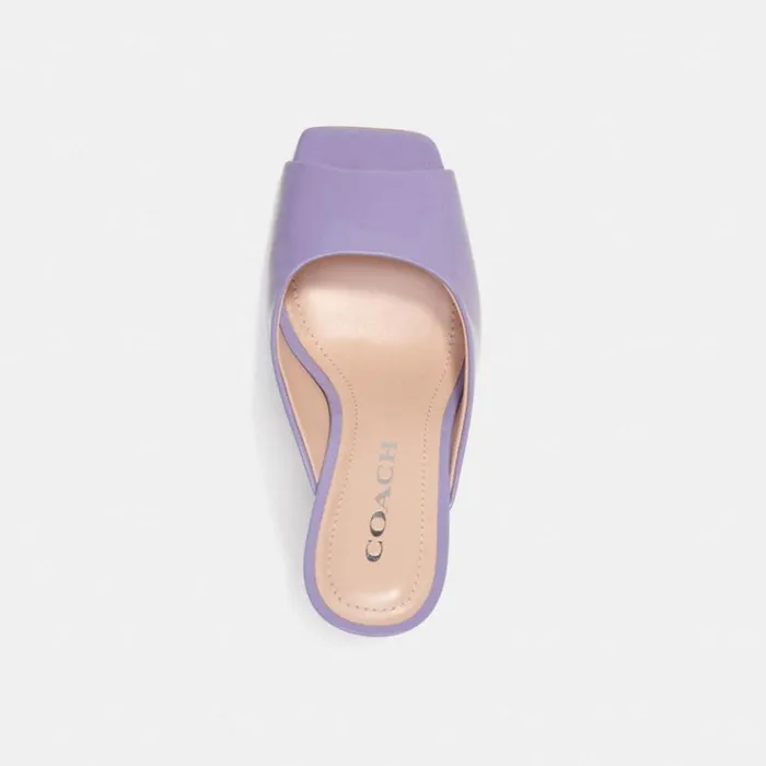 Women Heels Coach Laurence Sandal Light Violet