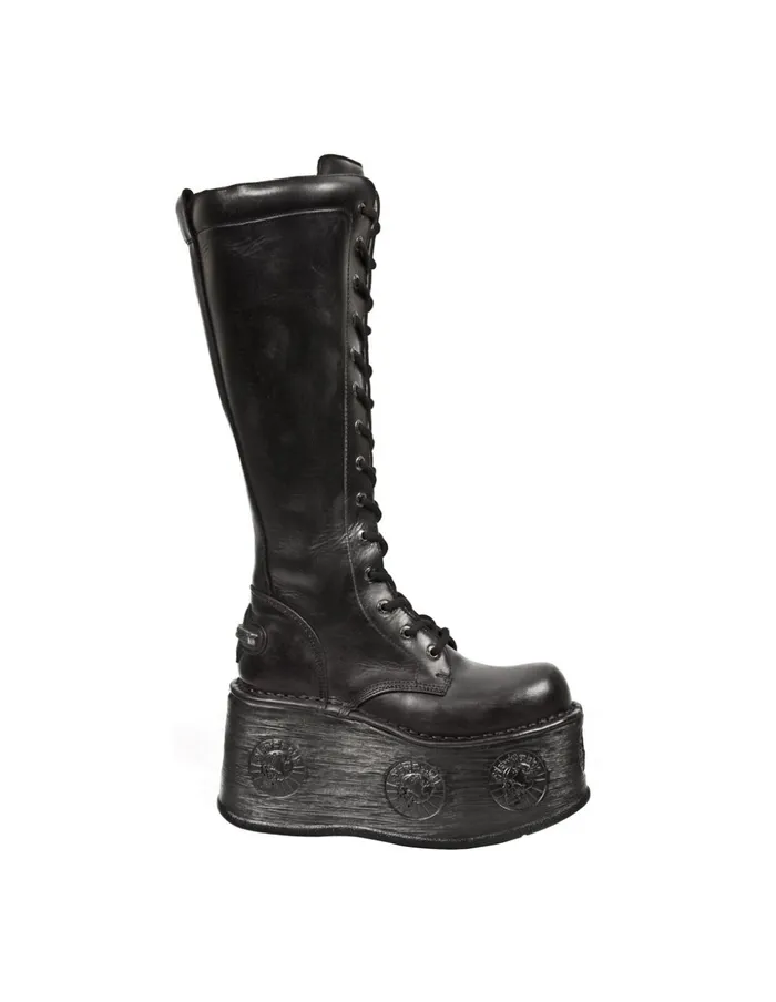 Women High Boot Metallic M235C2 New Rock High Heels