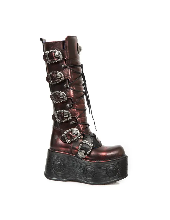 Women High Boot Metallic M272Cz03 New Rock High Heels