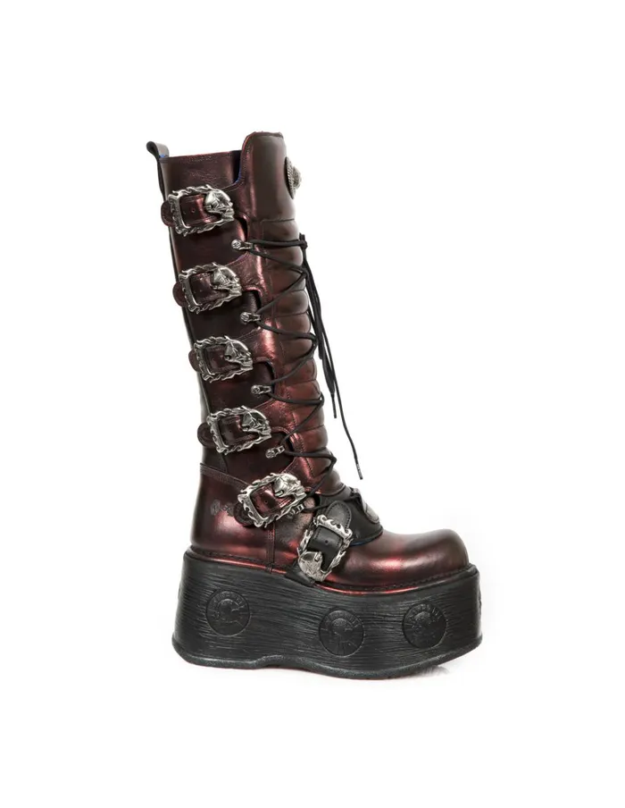 Women High Boot Metallic M272Cz03 New Rock High Heels Women High Boot Metallic M272Cz03 New Rock High Heels
