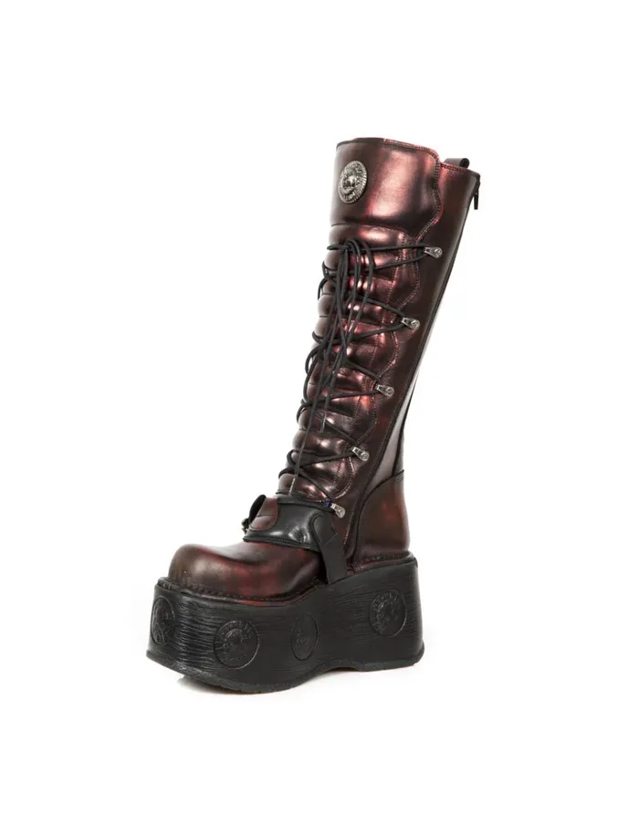 Women High Boot Metallic M272Cz03 New Rock High Heels Women High Boot Metallic M272Cz03 New Rock High Heels