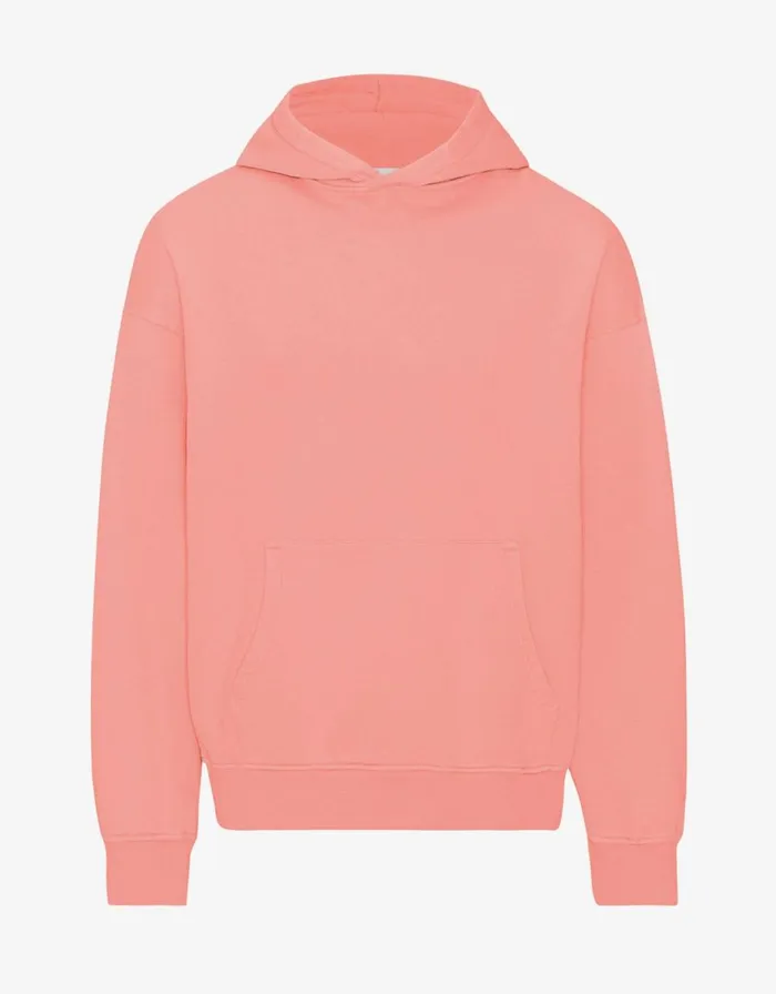Women Hoodies Colorful Standard Organic Oversized Hood Bright Coral