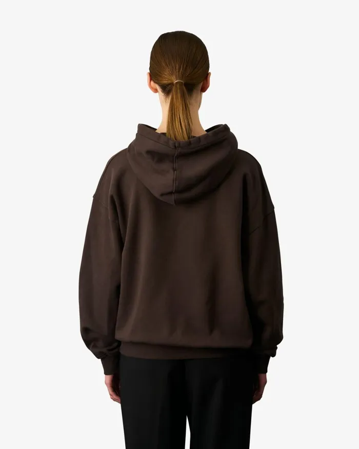 Women Hoodies Colorful Standard Organic Oversized Hood Bright Coral