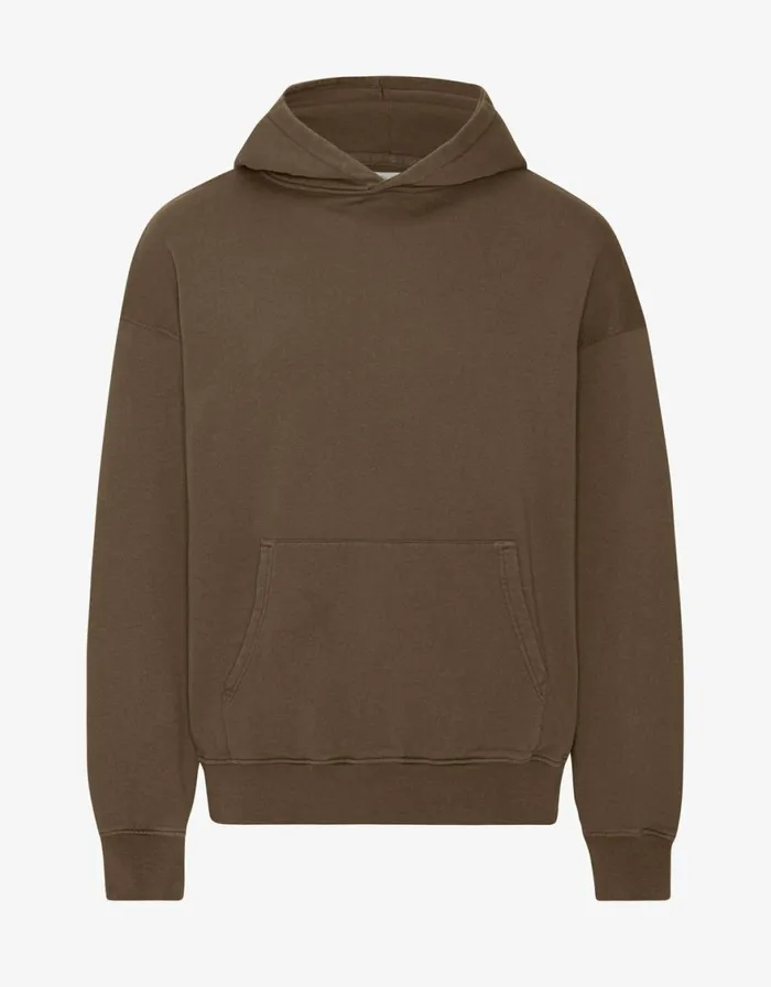 Women Hoodies Colorful Standard Organic Oversized Hood Cedar Brown