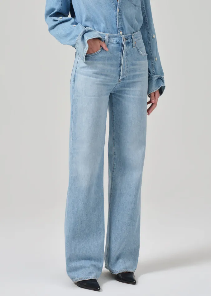 Women Jeans Citizens Of Humanity Annina High Rise Wide Leg 30034 In Tularosa