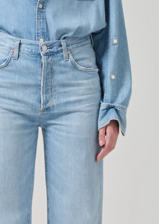 Women Jeans Citizens Of Humanity Annina High Rise Wide Leg 30034 In Tularosa