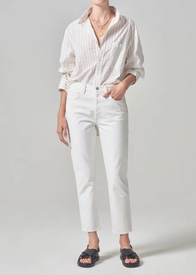 Women Jeans Citizens Of Humanity Charlotte High Rise Straight In Tart