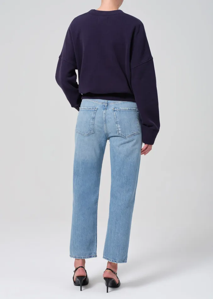 Women Jeans Citizens Of Humanity Emery Crop Relaxed Straight In Starsign