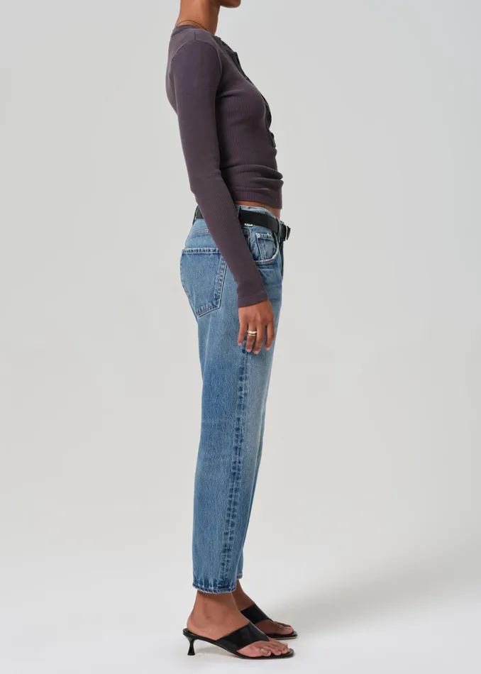 Women Jeans Citizens Of Humanity Winslow Cropped Boyfriend In Pacifica