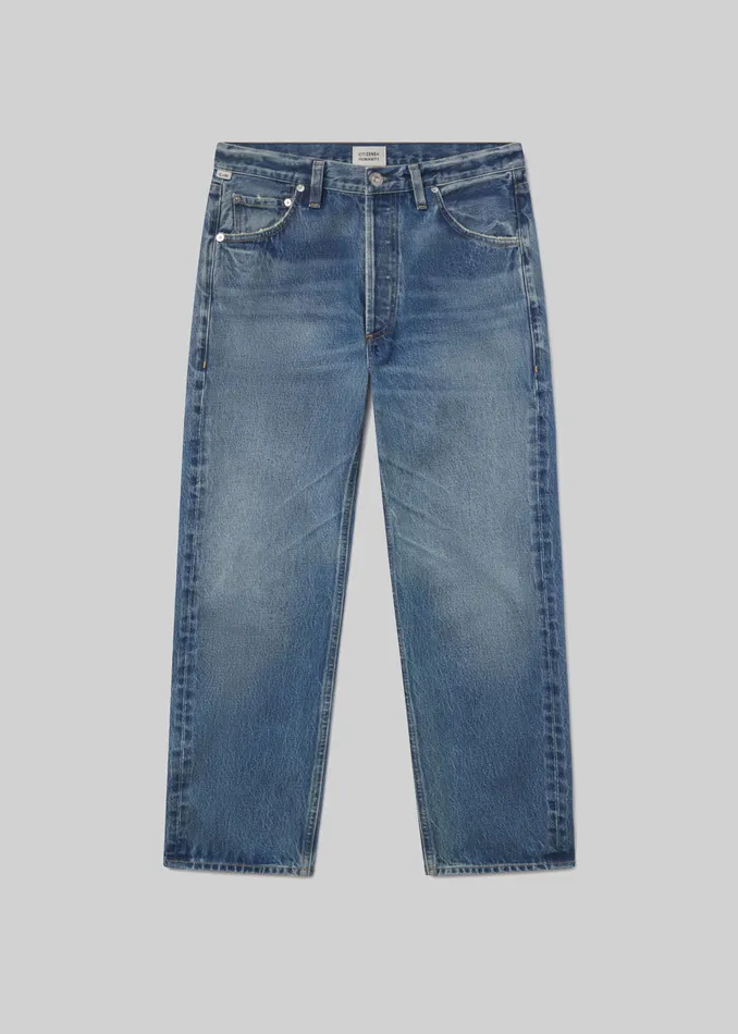 Women Jeans Citizens Of Humanity Winslow Cropped Boyfriend In Pacifica