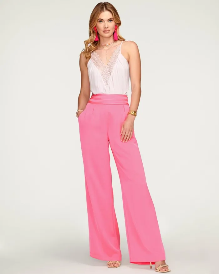 Women Joss Wide Leg Pant Navy Ramy Brook Pants Women Joss Wide Leg Pant Navy Ramy Brook Pants