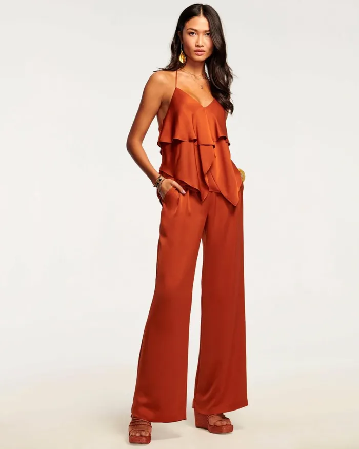 Women Joss Wide Leg Pant Navy Ramy Brook Pants Women Joss Wide Leg Pant Navy Ramy Brook Pants