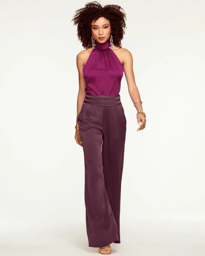 Women Joss Wide Leg Pant Navy Ramy Brook Pants Women Joss Wide Leg Pant Navy Ramy Brook Pants