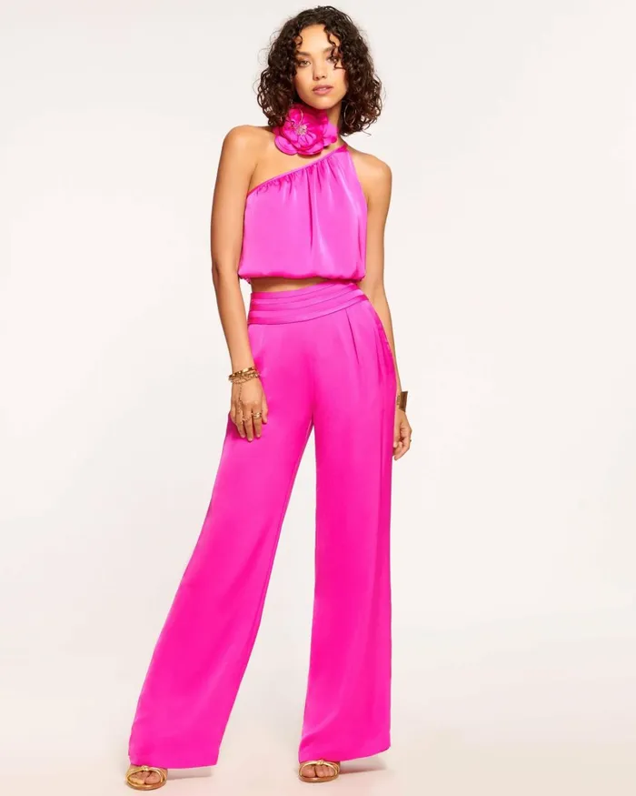 Women Joss Wide Leg Pant Navy Ramy Brook Pants Women Joss Wide Leg Pant Navy Ramy Brook Pants