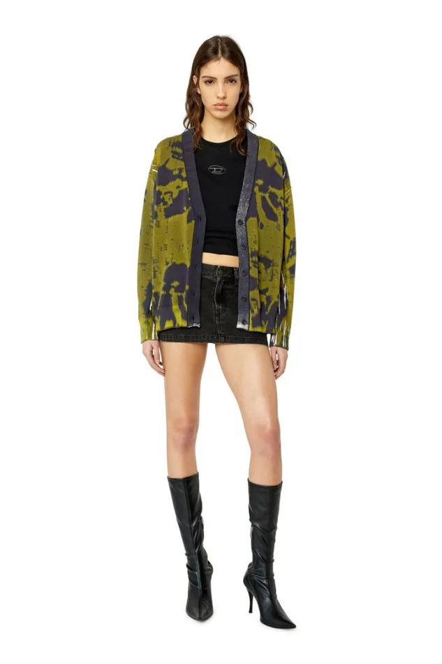 Women KLaranCard Blackgreen Diesel Knitwear