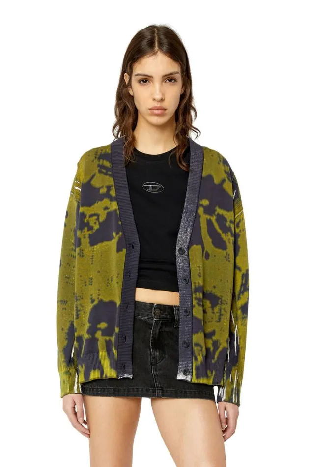 Women KLaranCard Blackgreen Diesel Knitwear Women KLaranCard Blackgreen Diesel Knitwear