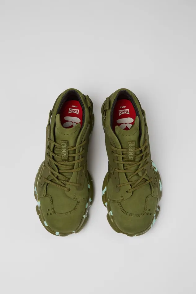Women Karst Green NubuckTextile Sneaker Camper Sneakers Women Karst Green NubuckTextile Sneaker Camper Sneakers