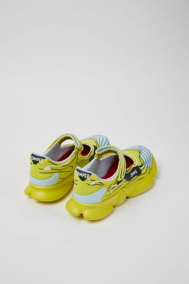 Women Karst Multicolored Textile Mary Jane Camper Ballerinas