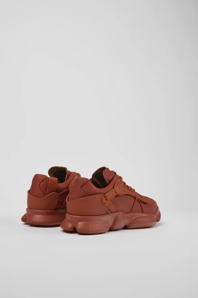 Women Karst Red Leather And Textile Sneakers Camper Sneakers Women Karst Red Leather And Textile Sneakers Camper Sneakers