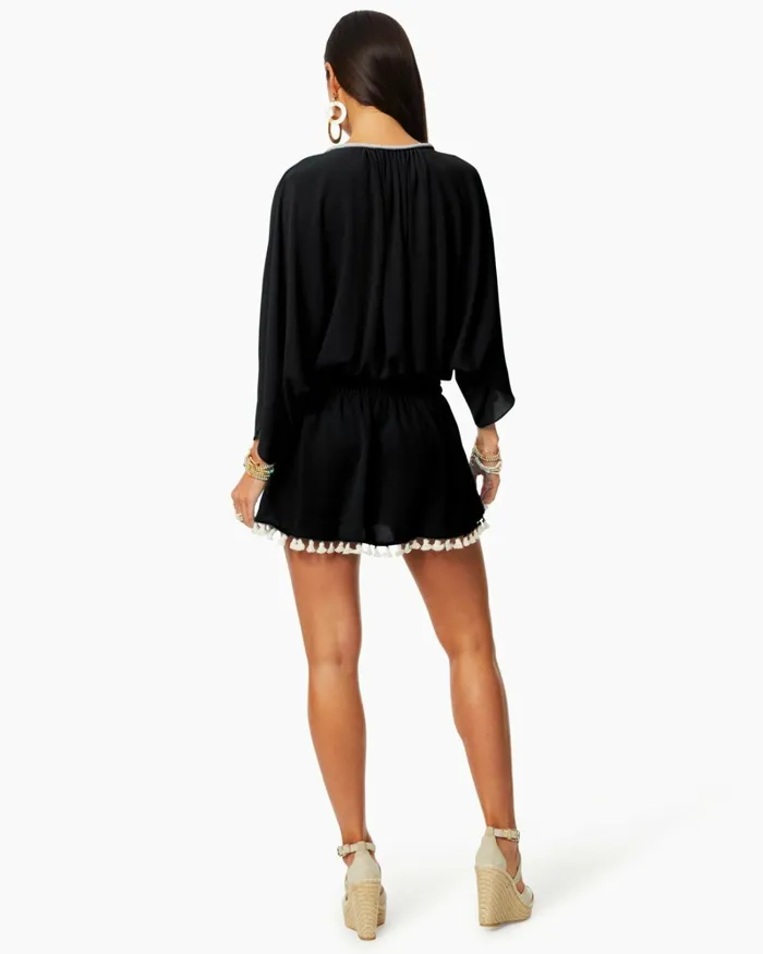 Women Katana Coverup Mini Dress Black Ramy Brook Swimwear Women Katana Coverup Mini Dress Black Ramy Brook Swimwear