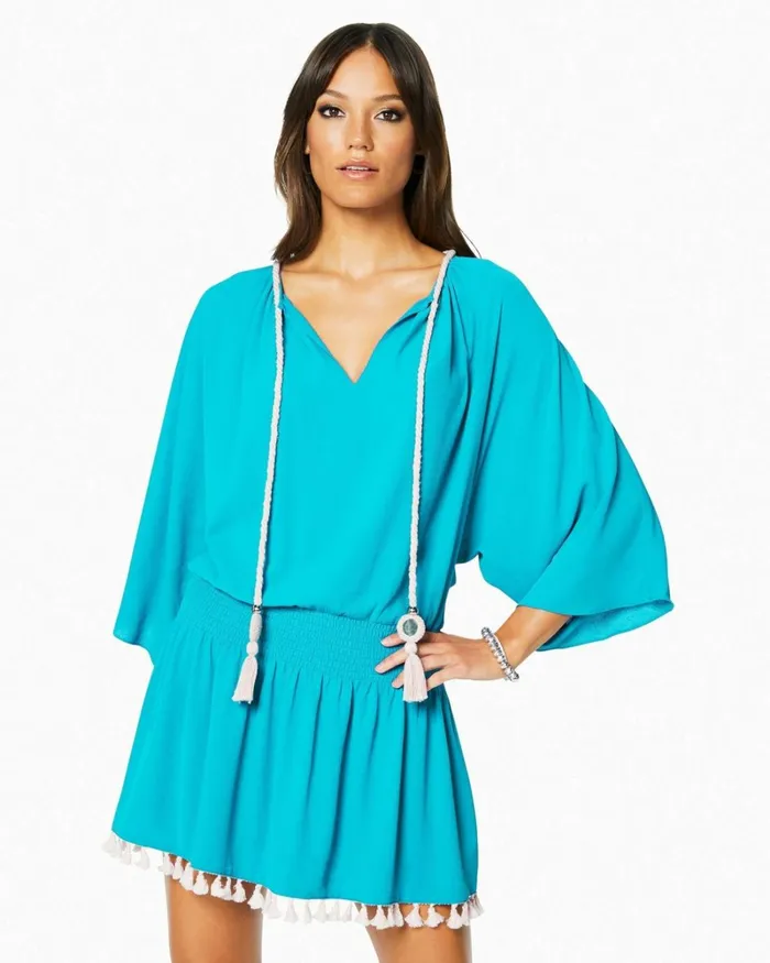 Women Katana Coverup Mini Dress Black Ramy Brook Swimwear Women Katana Coverup Mini Dress Black Ramy Brook Swimwear