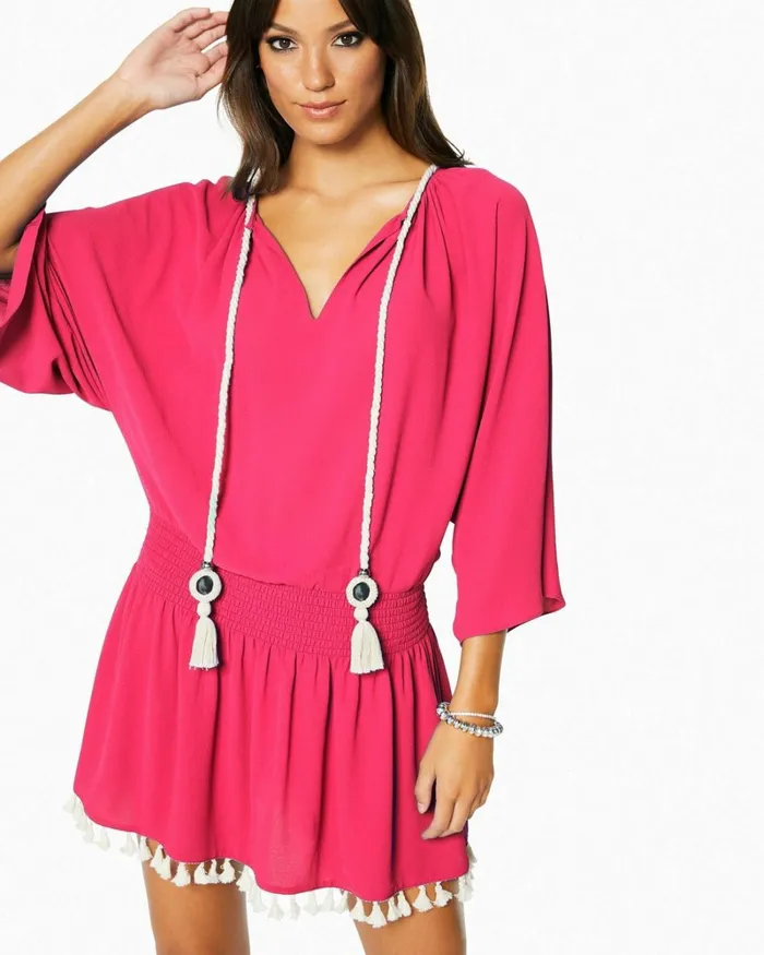 Women Katana Coverup Mini Dress Black Ramy Brook Swimwear Women Katana Coverup Mini Dress Black Ramy Brook Swimwear