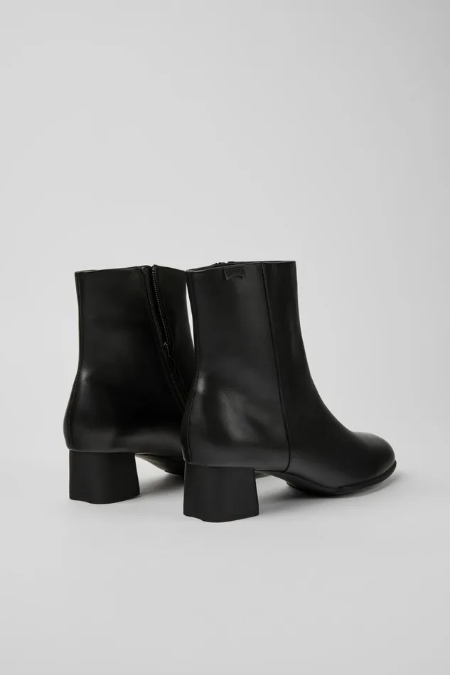 Women Katie Black Leather Ankle Boots Camper Ankle Boots Women Katie Black Leather Ankle Boots Camper Ankle Boots