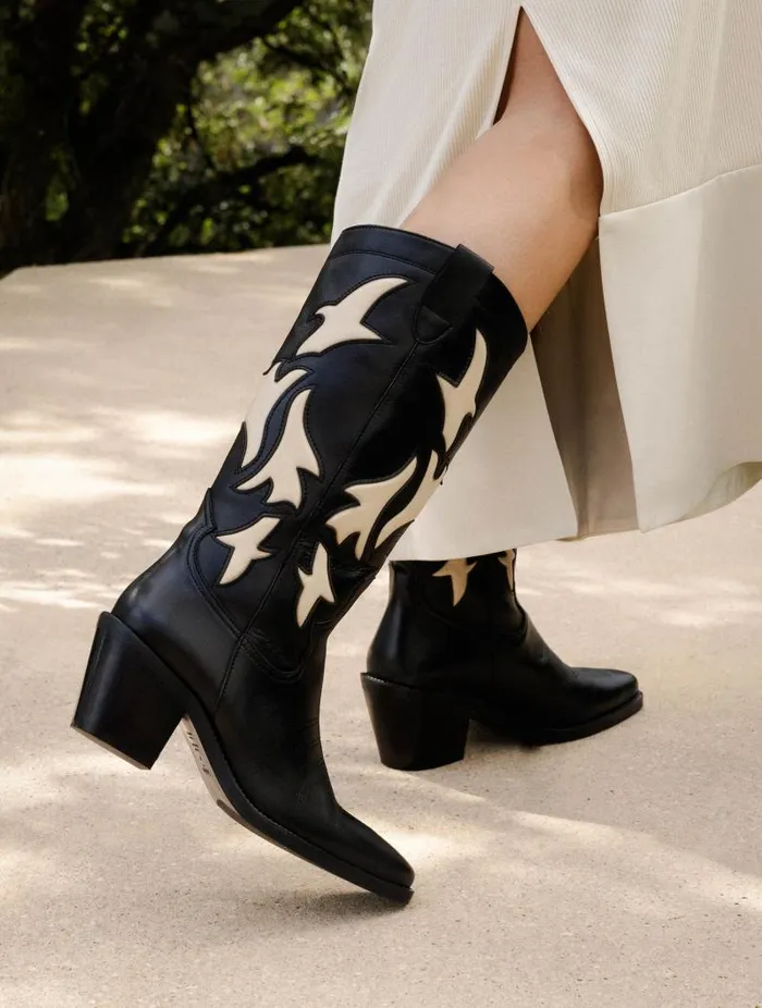 Women Knee High Boots Bobbies Joon Passion Black