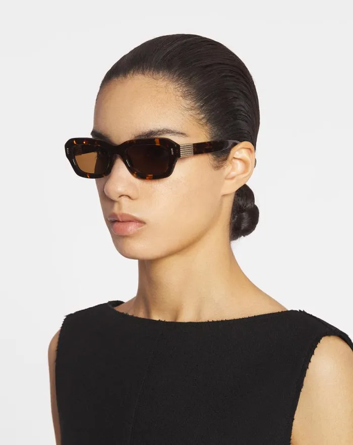 Women Lanvin Sunglasses Concerto Sunglasses Dark Brownlight Brown Women Lanvin Sunglasses Concerto Sunglasses Dark Brownlight Brown