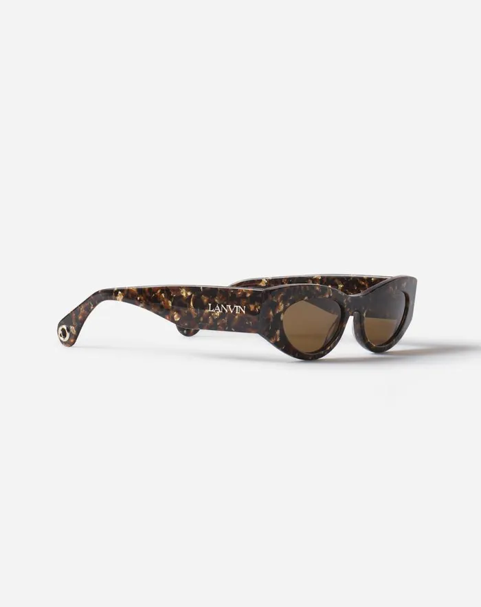Women Lanvin Sunglasses Lanvin Logo Sunglasses Goldbrown Women Lanvin Sunglasses Lanvin Logo Sunglasses Goldbrown