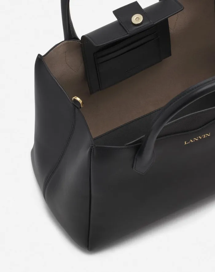 Women Lanvin Tote Bags and Top Handle Bags L039octave By Lanvin Leather Day Bag Black Women Lanvin Tote Bags and Top Handle Bags L039octave By Lanvin Leather Day Bag Black