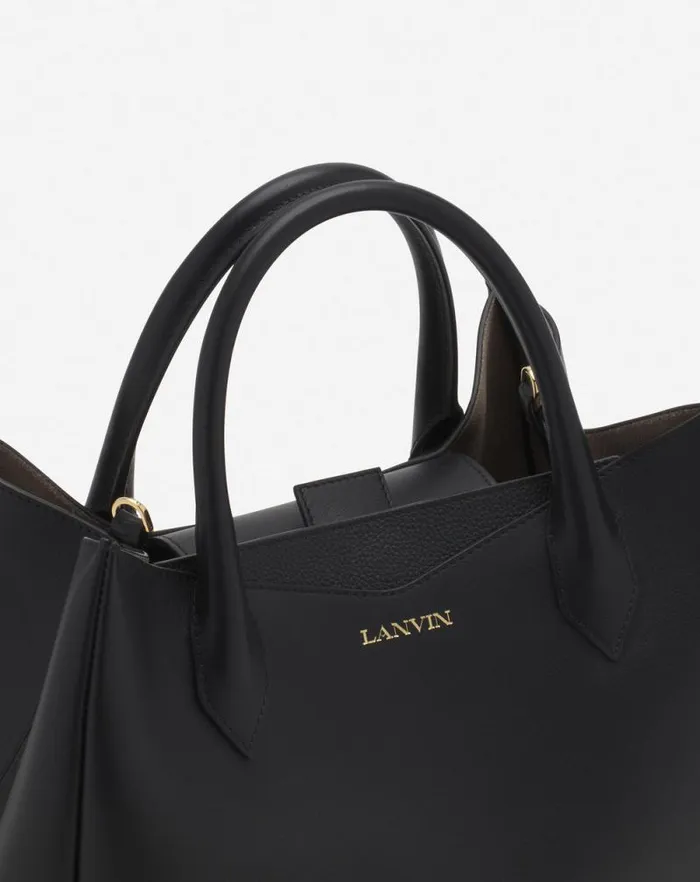 Women Lanvin Tote Bags and Top Handle Bags L039octave By Lanvin Leather Day Bag Black Women Lanvin Tote Bags and Top Handle Bags L039octave By Lanvin Leather Day Bag Black