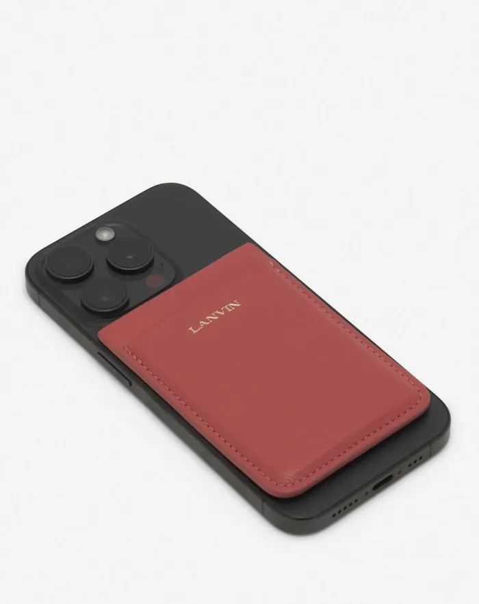 Women Lanvin Wallets and Small Leather Goods Magnetic Leather Cardholder Litchi Women Lanvin Wallets and Small Leather Goods Magnetic Leather Cardholder Litchi
