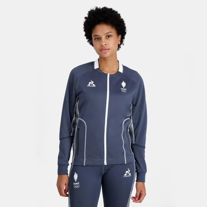 Women Le Coq Sportif Sweatshirts And Hoodies France039s Olympic Team ZipUp Sweatshirtshirt Women Le Coq Sportif Sweatshirts And Hoodies France039s Olympic Team ZipUp Sweatshirtshirt