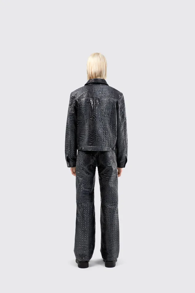 Women Leather Pants Dark Gray Leather Trousers Camper TrousersandShorts Women Leather Pants Dark Gray Leather Trousers Camper TrousersandShorts