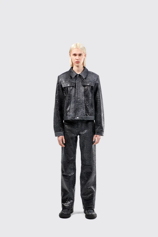 Women Leather Pants Dark Gray Leather Trousers Camper TrousersandShorts Women Leather Pants Dark Gray Leather Trousers Camper TrousersandShorts